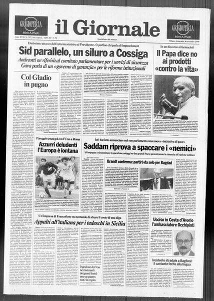 Il giornale : quotidiano del mattino